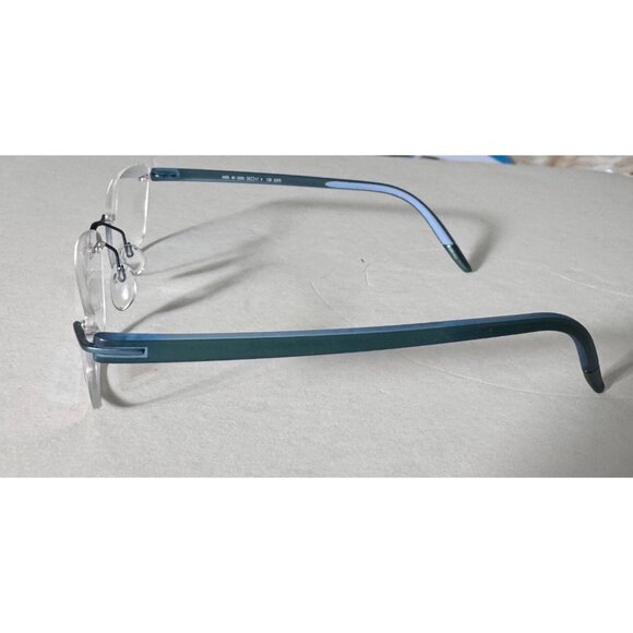 Silhouette Rimless Eyeglasses FRAMES ONLY 4406 40 6056 53-17 135 5379 Green - Picture 2 of 11